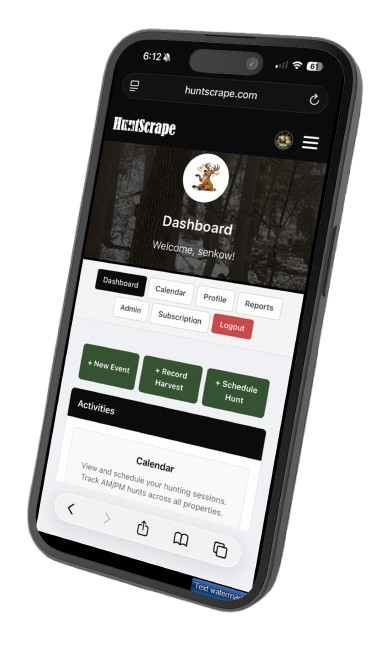 Dashboard on mobile